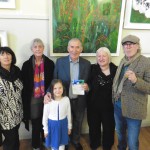 Wheeshie Fogarty opening the Annascaul Artist Exhibition