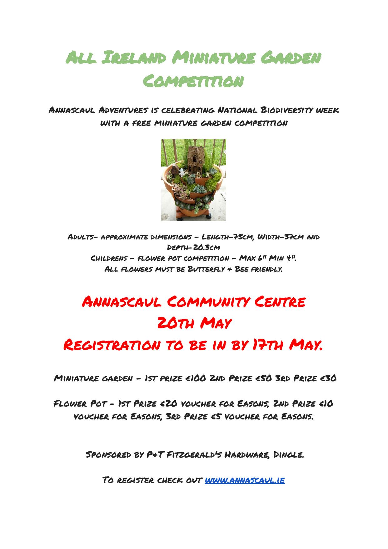 All Ireland Miniature Garden Competition