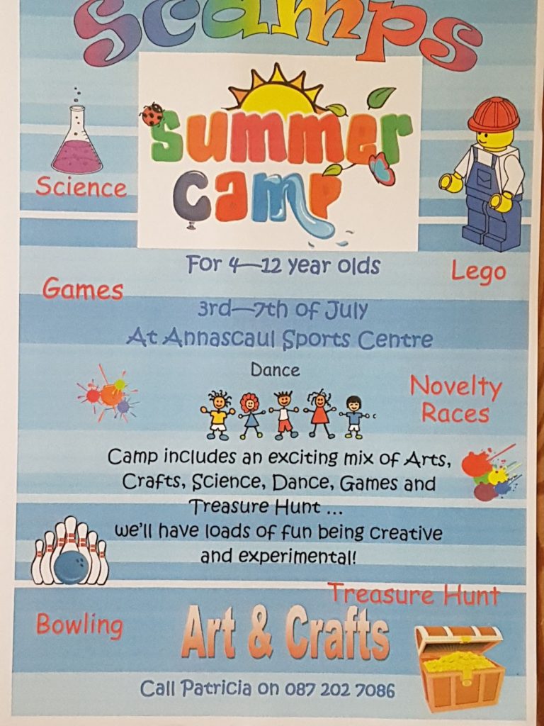 Scamps Summer Camp 2017, Annascaul, Co Kerry
