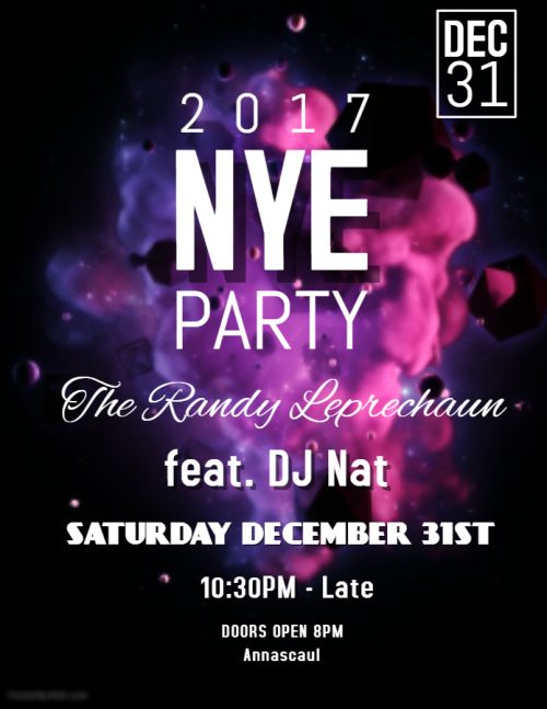 2017 NYE Party @ The Randy Leprechaun